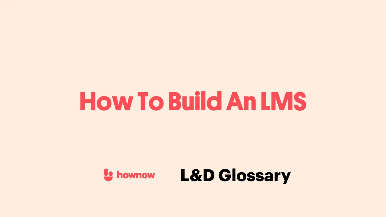 How To Build An LMS