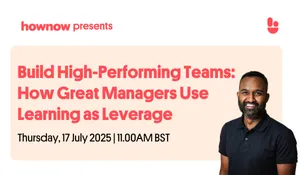 Webinar: How to build high-performing teams