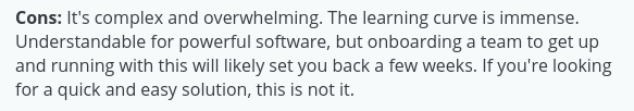 Absorb LMS review hints at it being difficult to use.