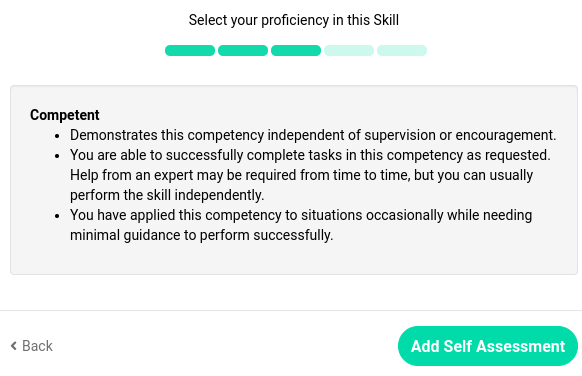 What adding skills to HowNow looks like. Description of what makes a competent skill