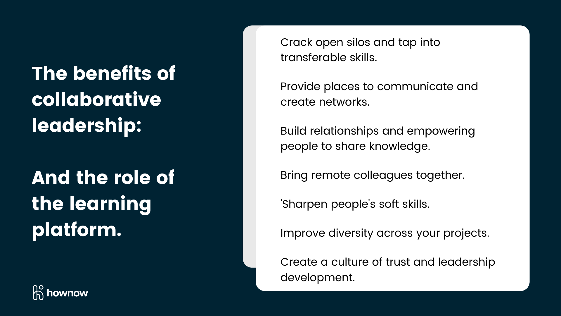 Collaborative leadership Could a learning platform be your secret weapon for shared success