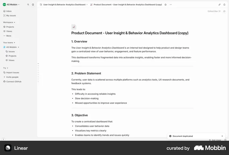 Linear breadcrumb navigation hierarchy document path