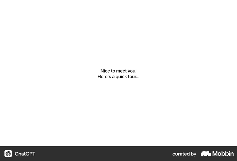 ChatGPT white space minimal clean layout new conversation