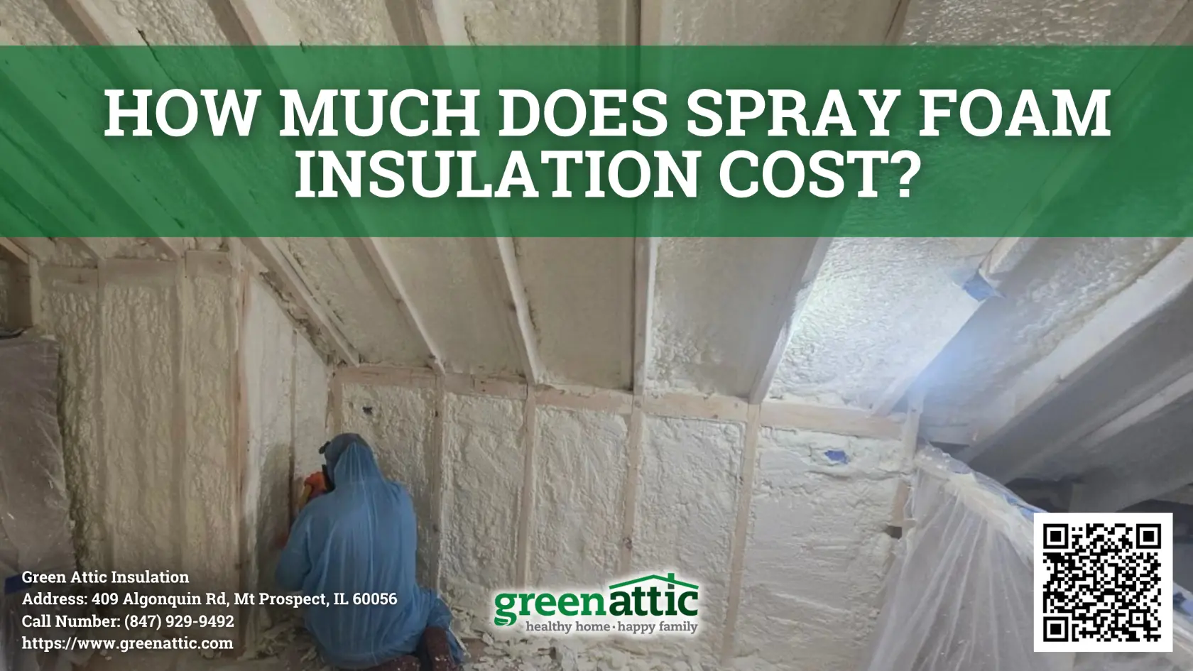How Much Does Spray Foam Insulation Cost by Green Attic Insulation