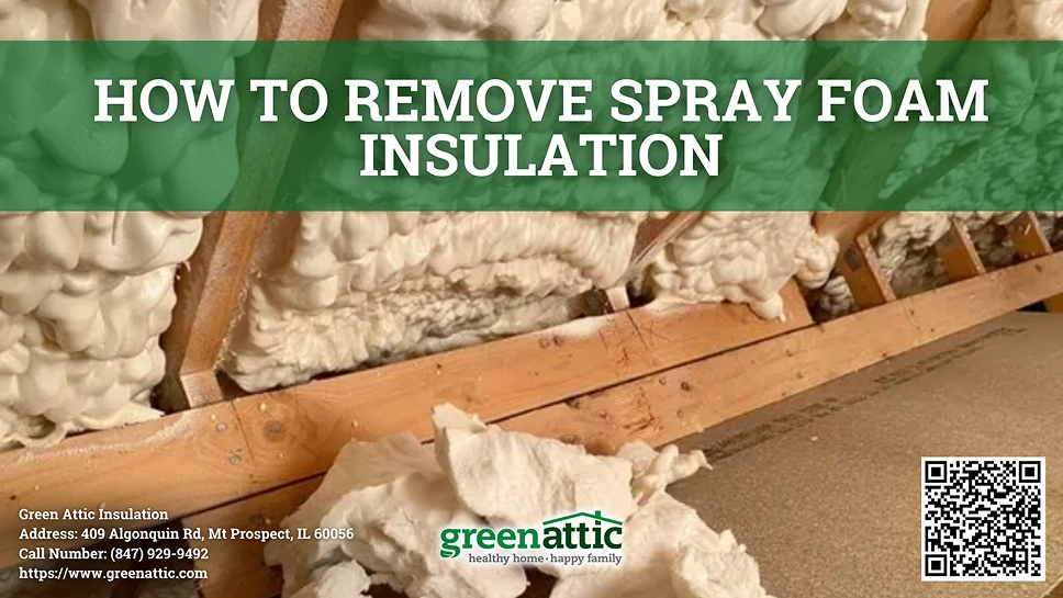 How To Remove Spray Foam Insulation Safely by Green Attic Insulation