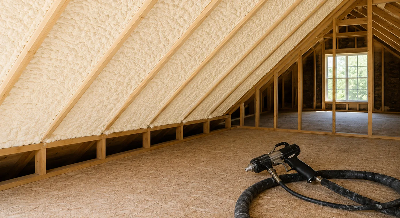 Spray Foam Roof Insulation: When It Helps and When It Does Not