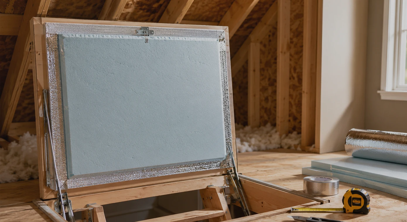 How to Insulate an Attic Door or Hatch [Ultimate Guide]