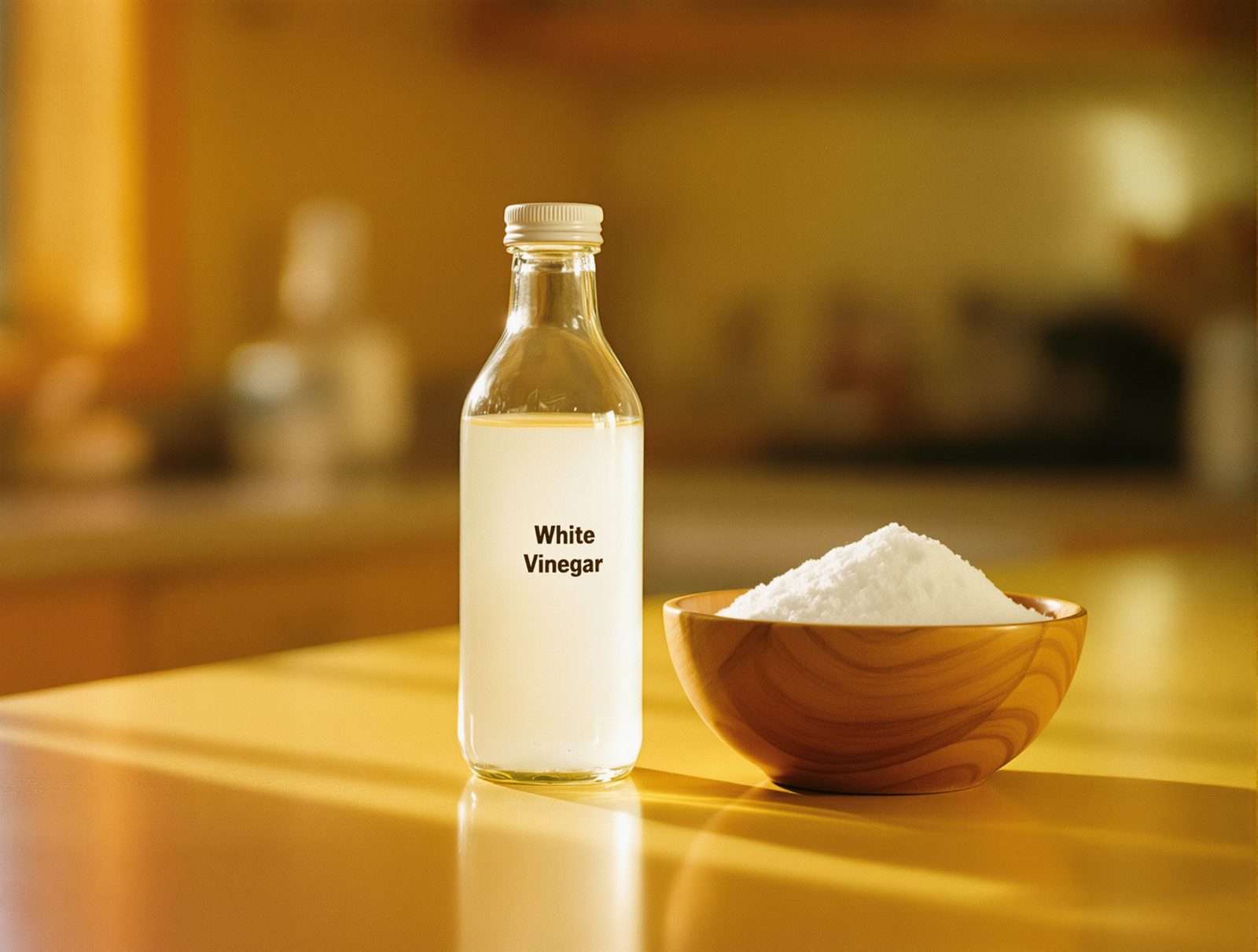 Vinaigre blanc et bicarbonate de soude pour éliminer les odeurs d