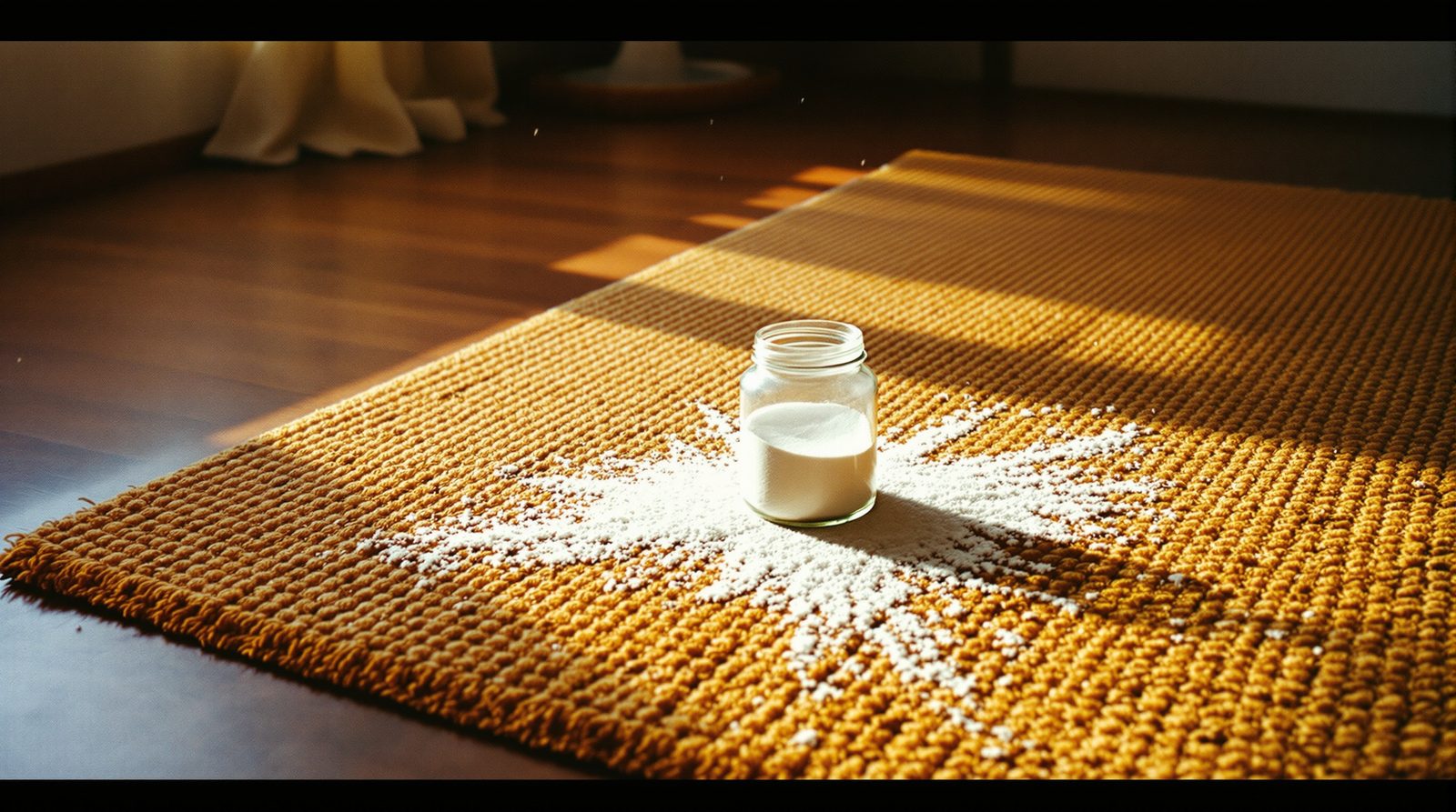 Tapis qui sent mauvais ? Bicarbonate, vinaigre blanc, spray DIY : les nouvelles méthodes naturelles pour désodoriser un tapis sans le laver