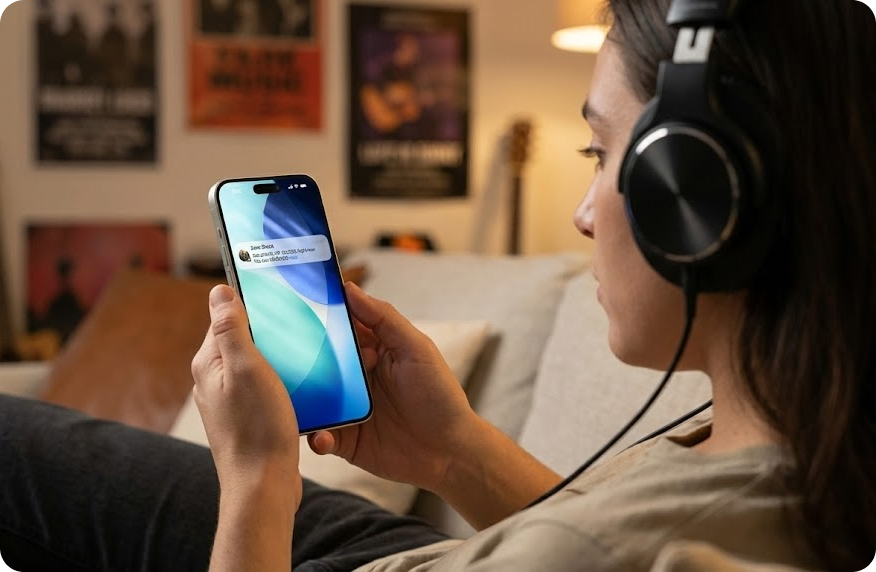 Man with braided hair and beard wearing a denim jacket with patches, standing confidently in an urban alley with graffiti walls.