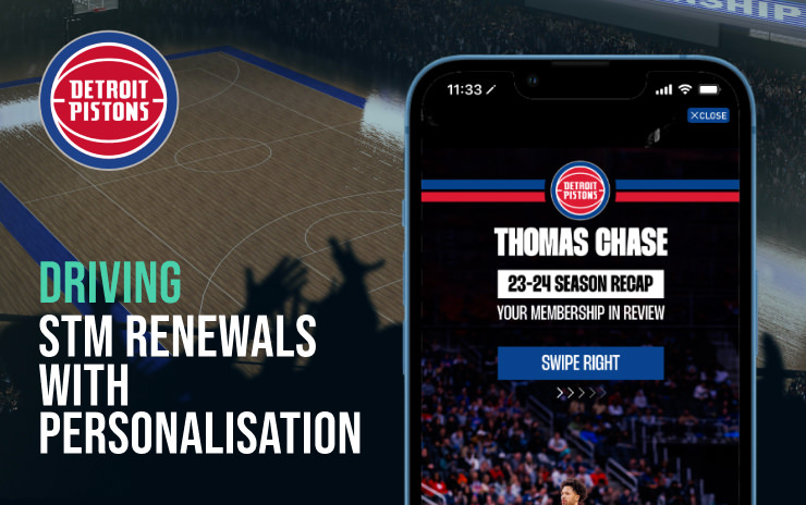 How the Pistons Used Rover to Drive Season Ticket Member Renewals with a Personalized Season Recap