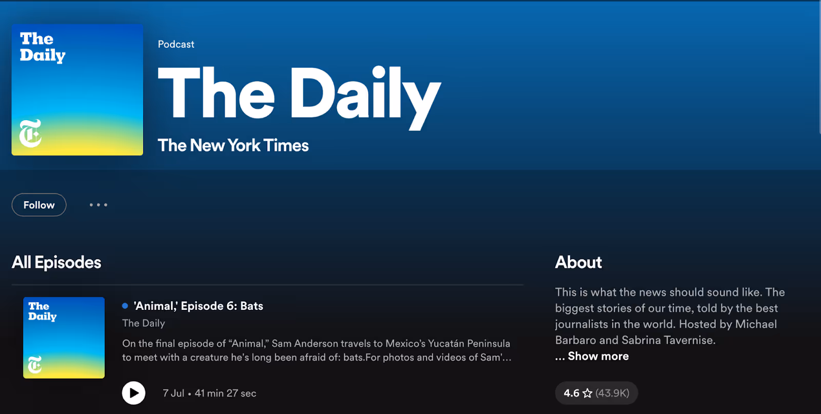 best podcast name on spotify