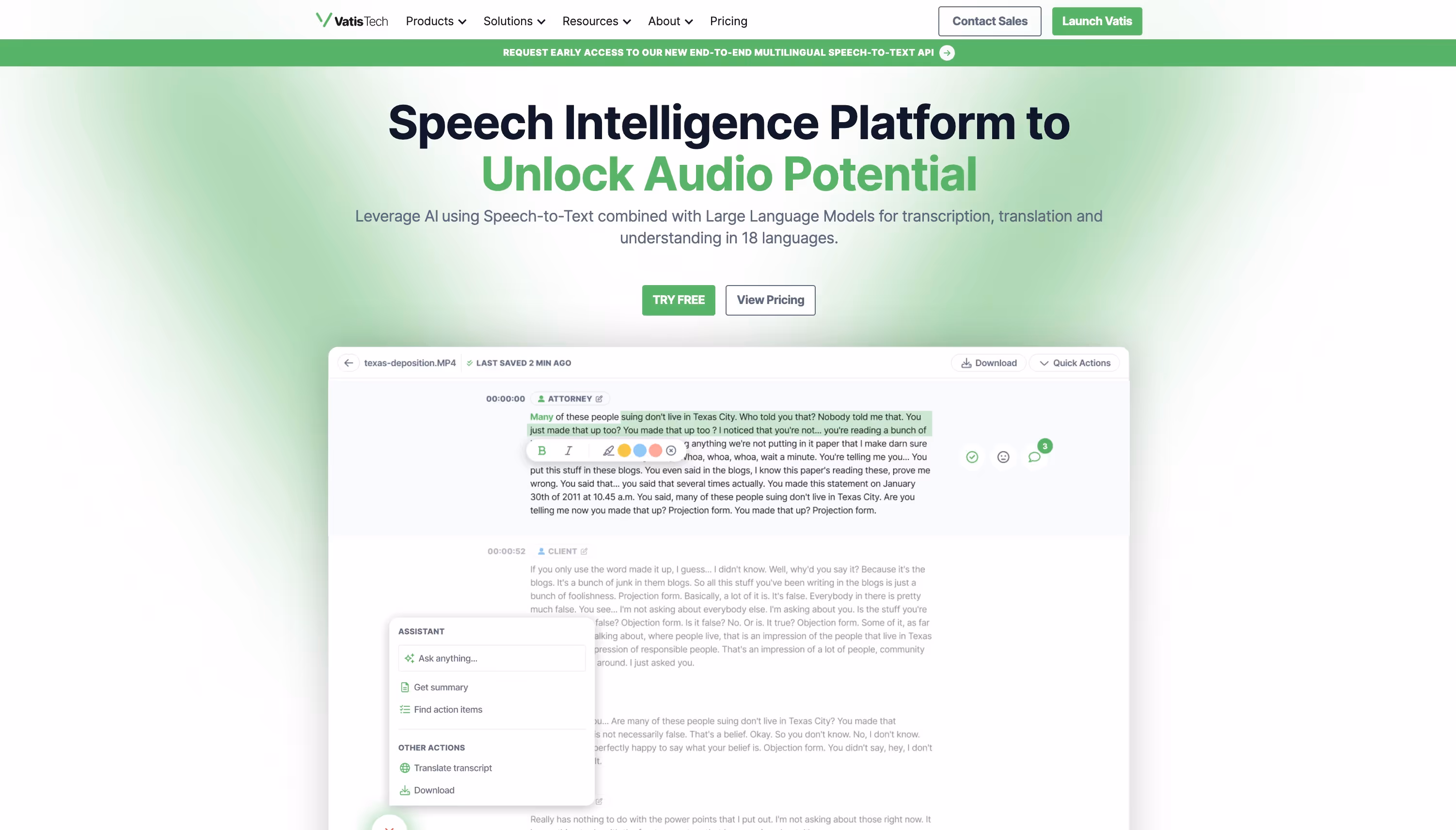 speech-to-text-api-vatistech