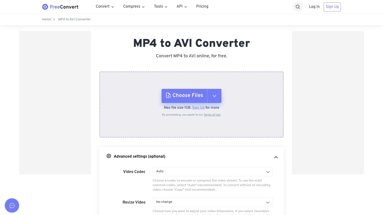 Screenshot from https://www.freeconvert.com/mp4-to-avi