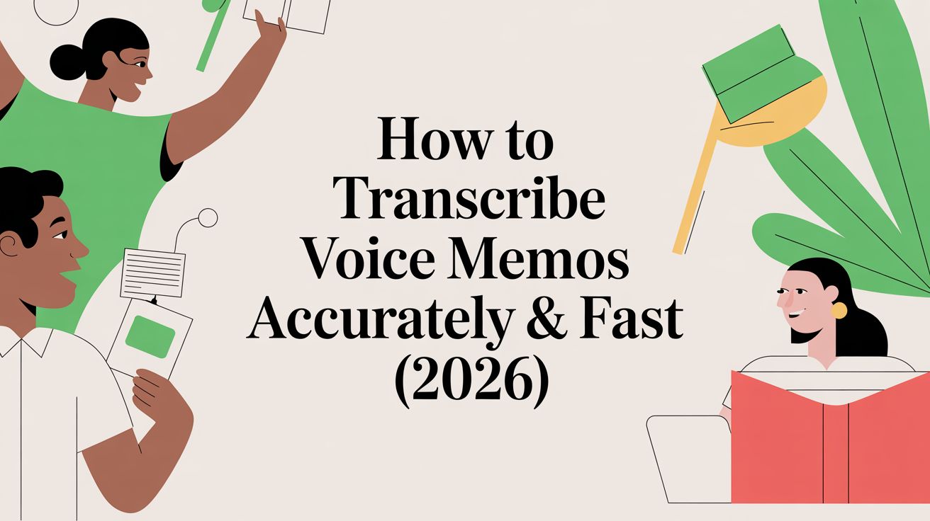 How to Transcribe Voice Memos Accurately & Fast (2026)