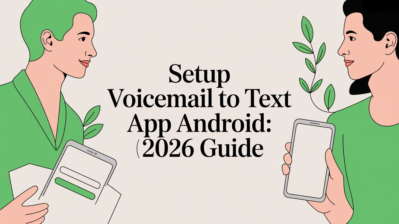 Setup Voicemail to Text App Android: 2026 Guide
