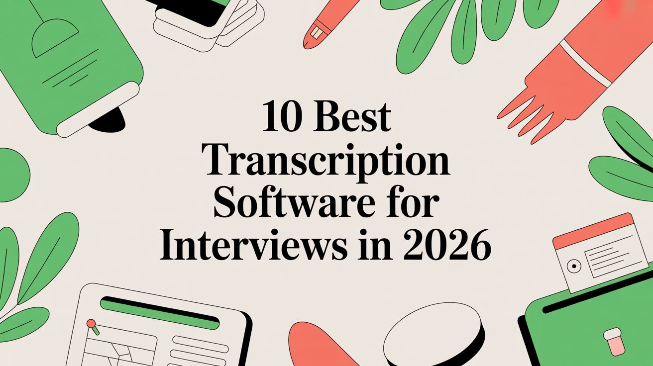 10 Best Transcription Software for Interviews in 2026