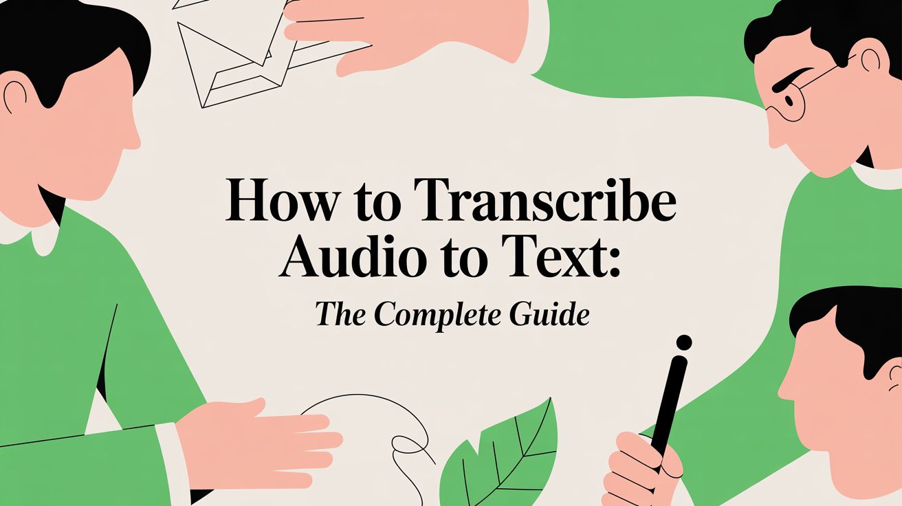 How to Transcribe Audio to Text: The Complete Guide