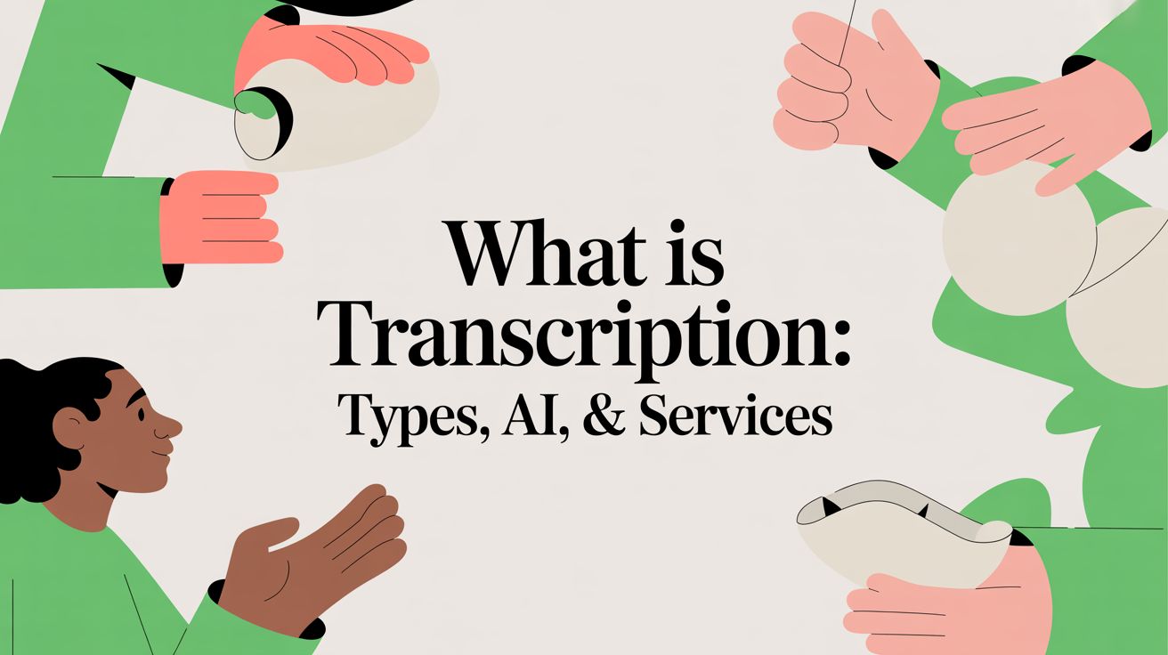 What Is Transcription: Types, AI, & Services