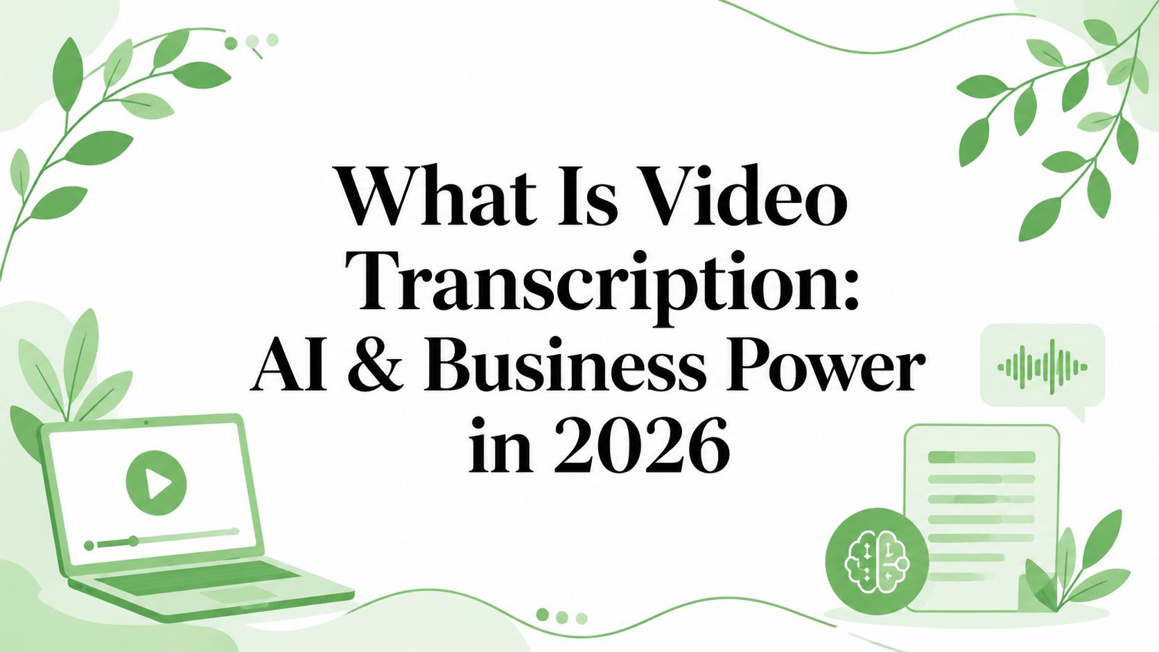 What Is Video Transcription: AI & Business Power in 2026