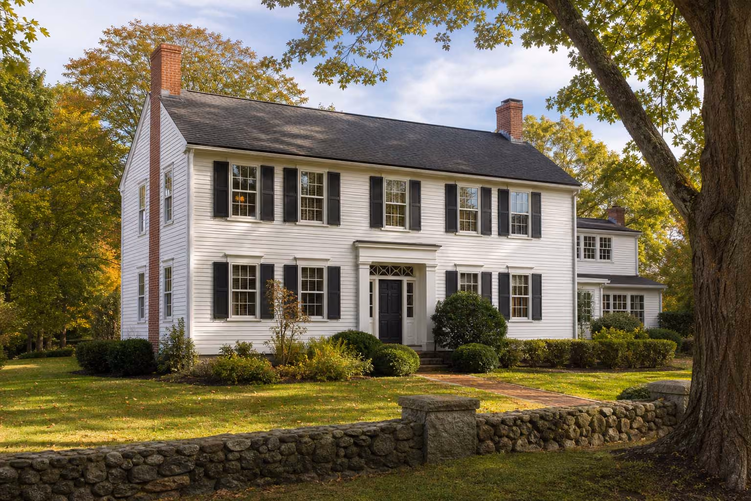 Luxury custom-built estate home in Needham, Massachusetts