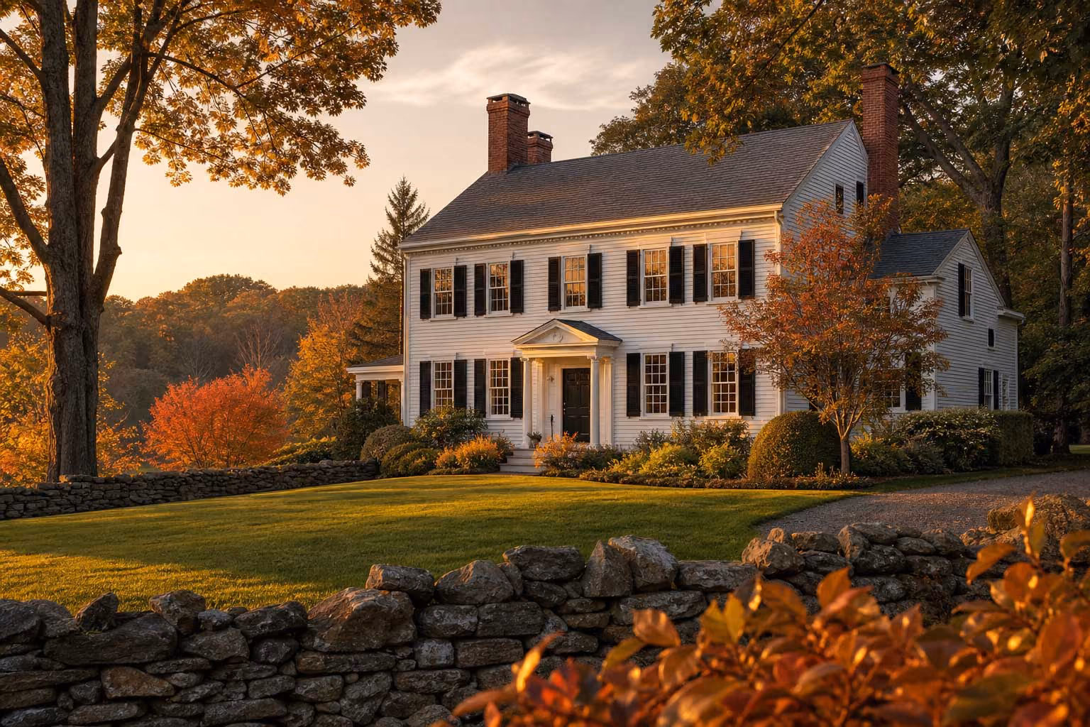 Riverfront home in Wayland, Massachusetts