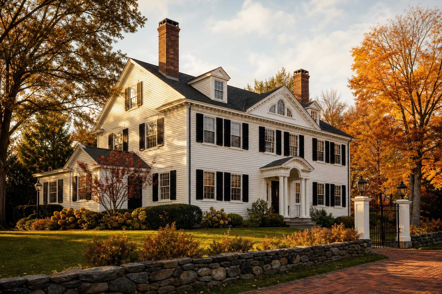 Historic estate home in Andover, Massachusetts