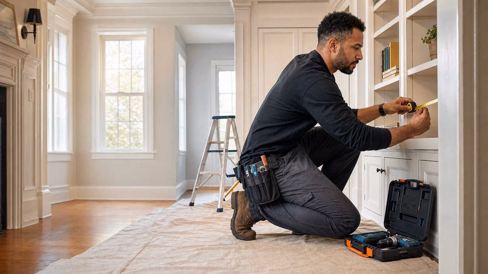 Handyman working in Massachusetts