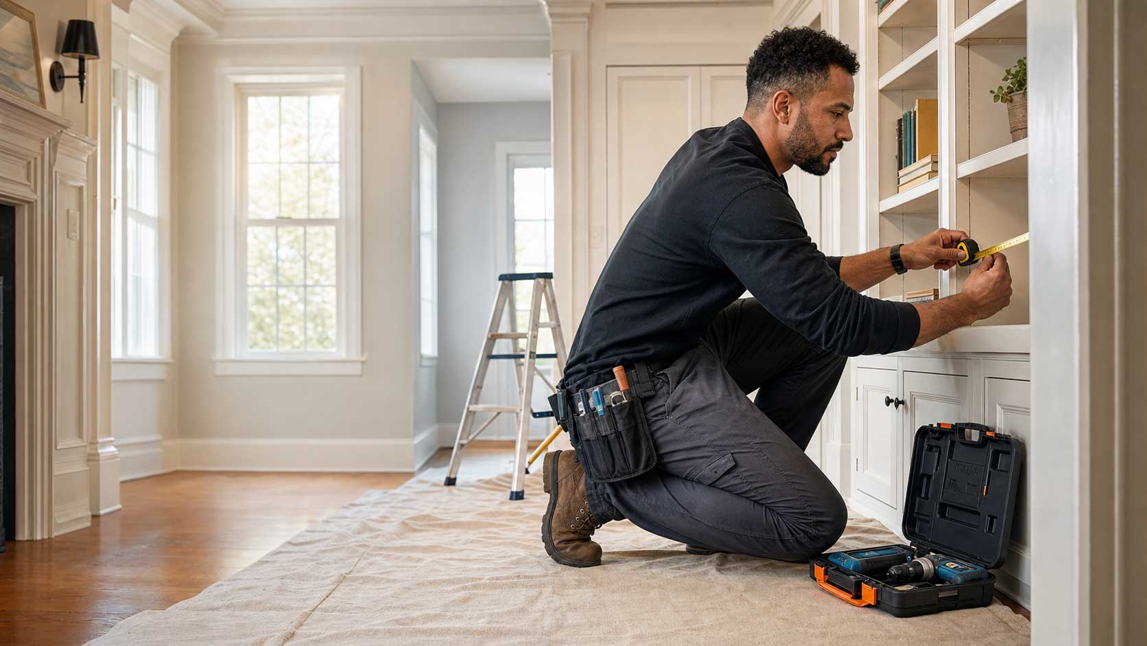 Handyman working in Massachusetts