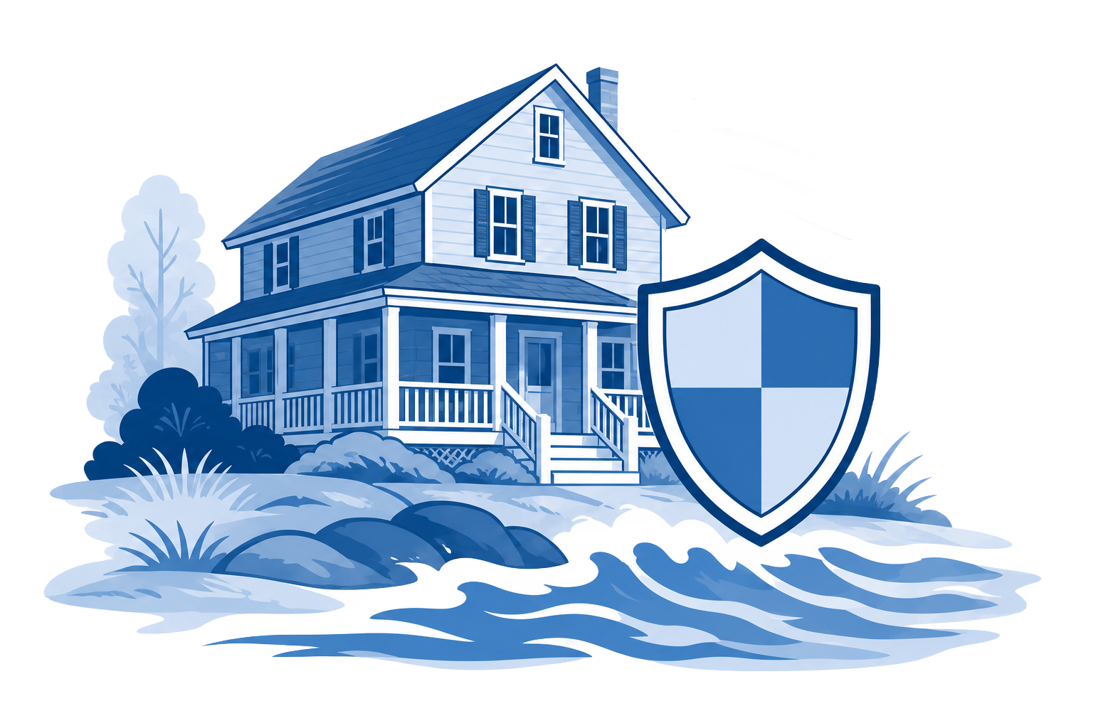 Coastal Massachusetts home protected against wind and flood exposure