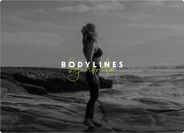 Bodylines by Amelie logo design.