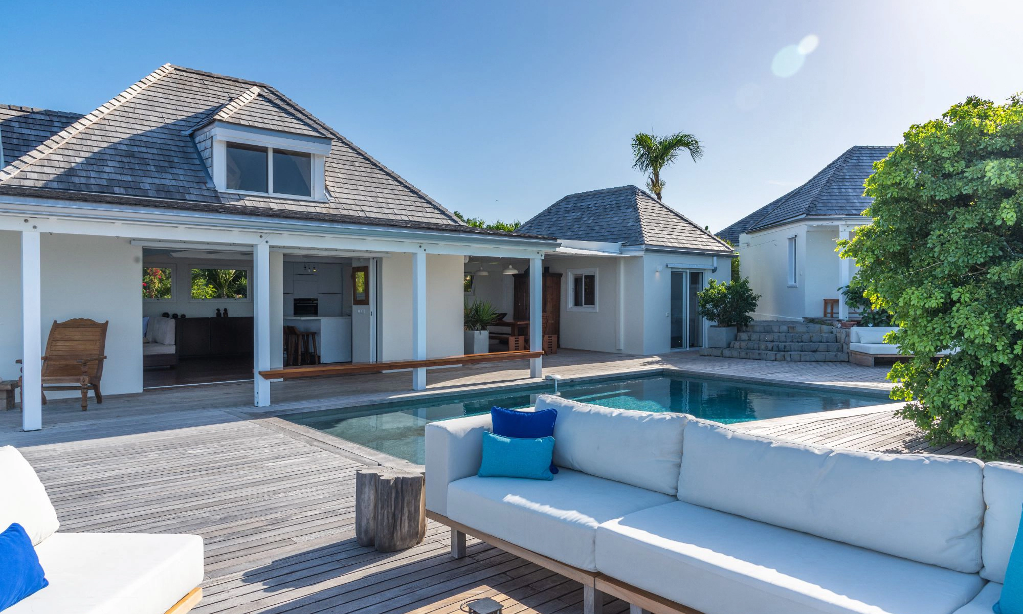 St. Barts Villa With Heated Pool, Stunning Ocean Views, and Four King ...