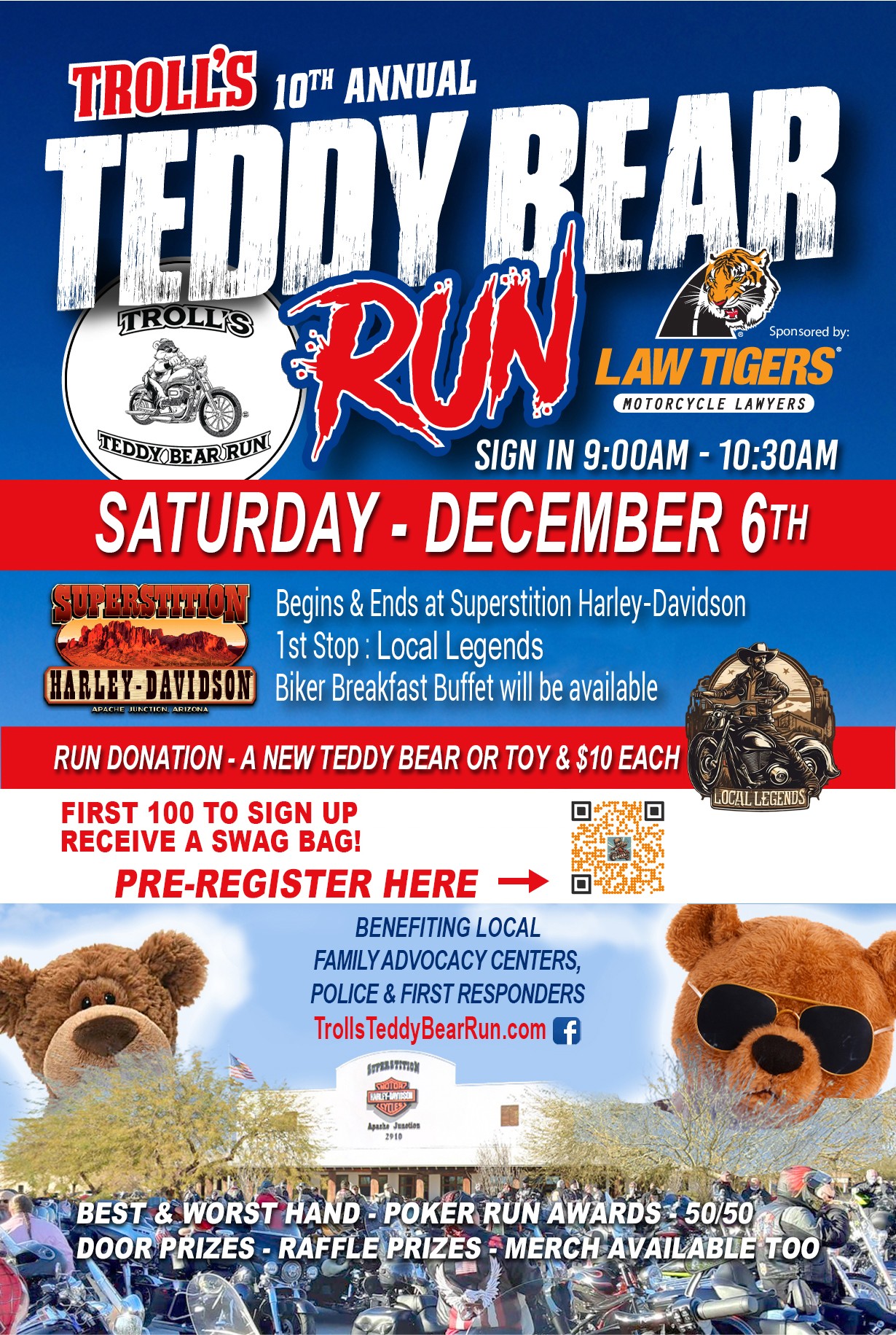 10th Annual Troll's Teddy Bear Run