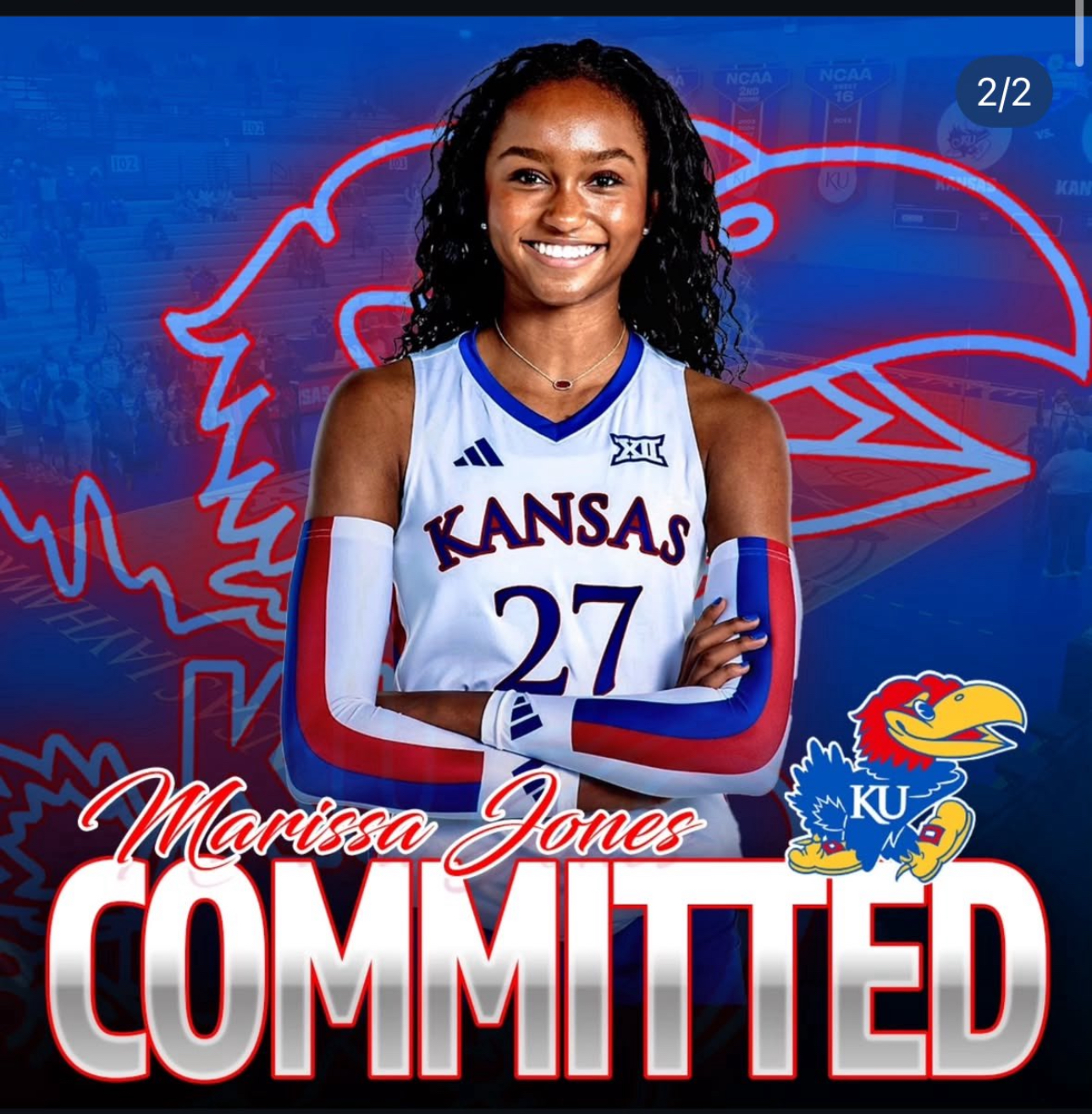 Jayhawk Staff Make Splash Land Jones for 27