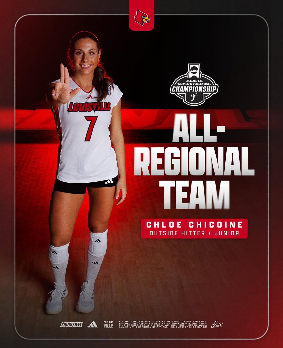 Chloe Chicoine Named to NCAA Lincoln All-Regional Team