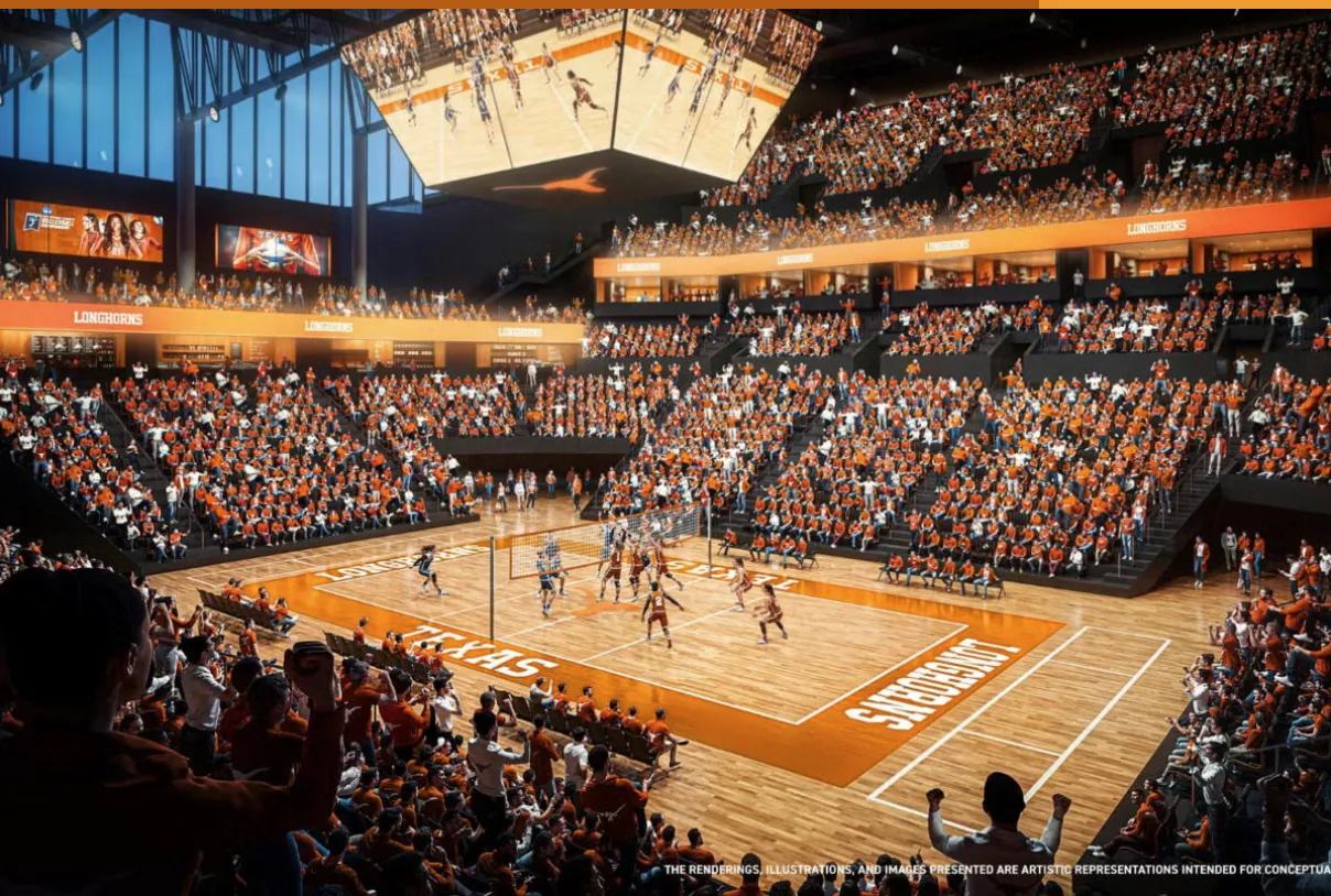 UT Seeks Private Developers for 'Mini-Moody' as New Home of Texas Volleyball