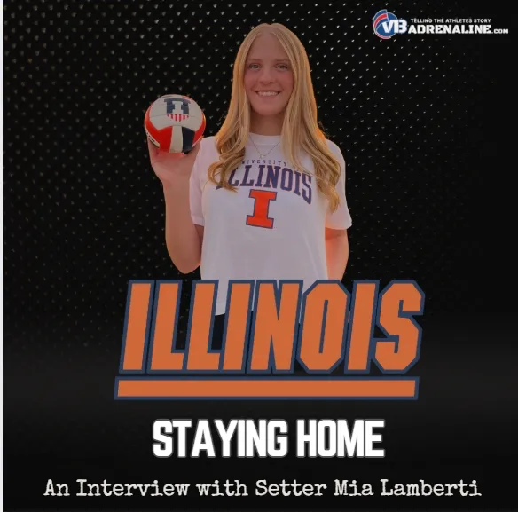 Staying Home at Illinois: An Interview with Setter Mia Lamberti