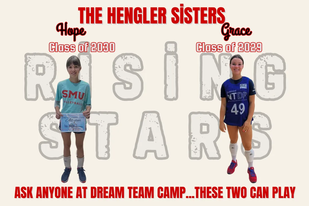 The Hengler Sisters learned from mom: Now two of the brightest 'bro prospects in Texas, but they just love to compete.