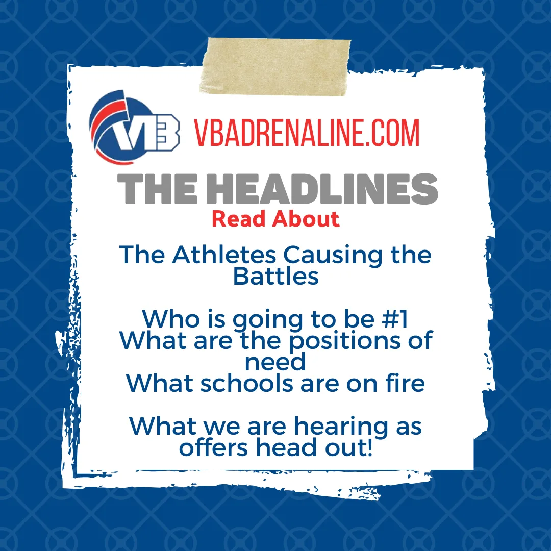 The Headlines as we begin the Class of 2027 Open Period