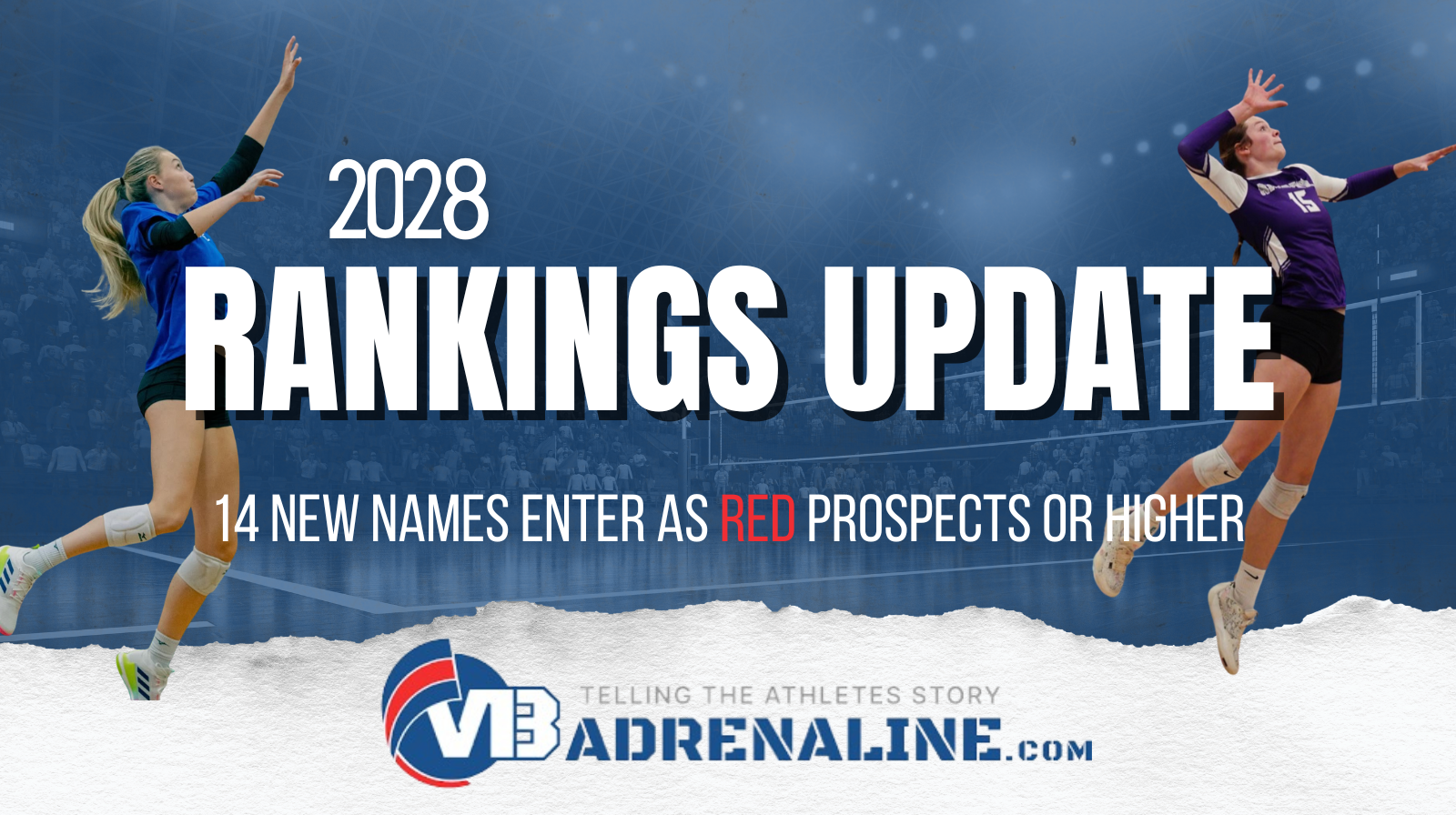 14 New 2028s Enter the Rankings List as Red Level Prospects or HIGHER.