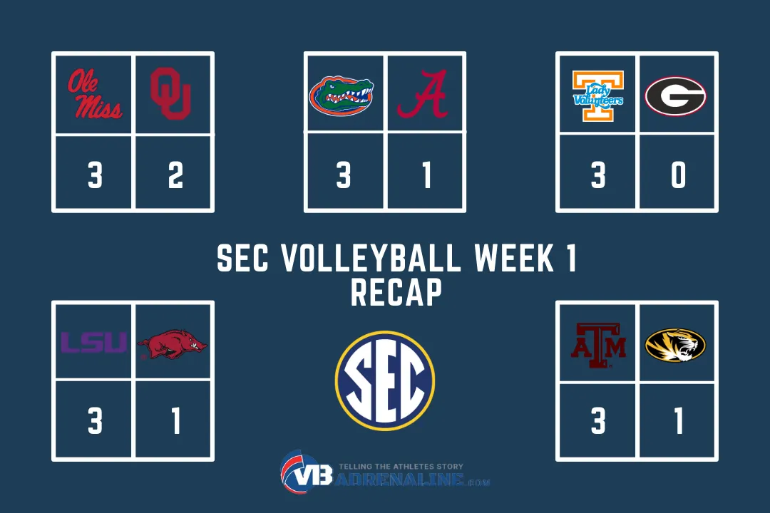 SEC Volleyball Week 1 Recap