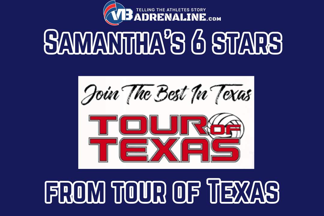 Samantha's 6 Stars from Tour of Texas