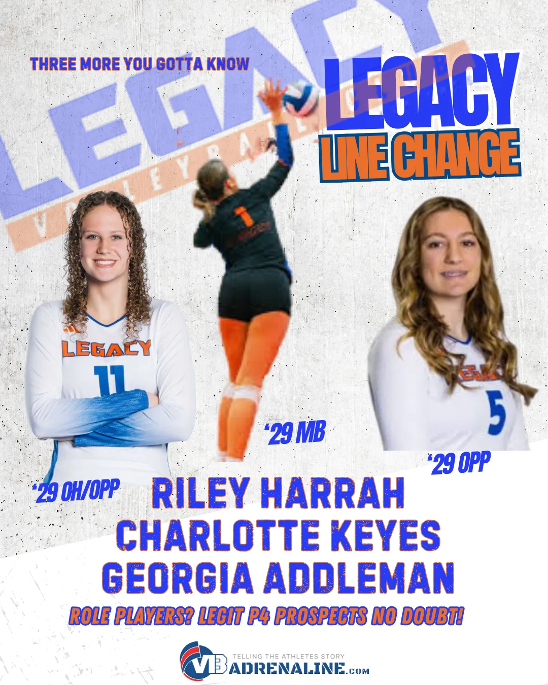 Line Change: ROTATE! Here come three more '29 Legacy legit talent prospects