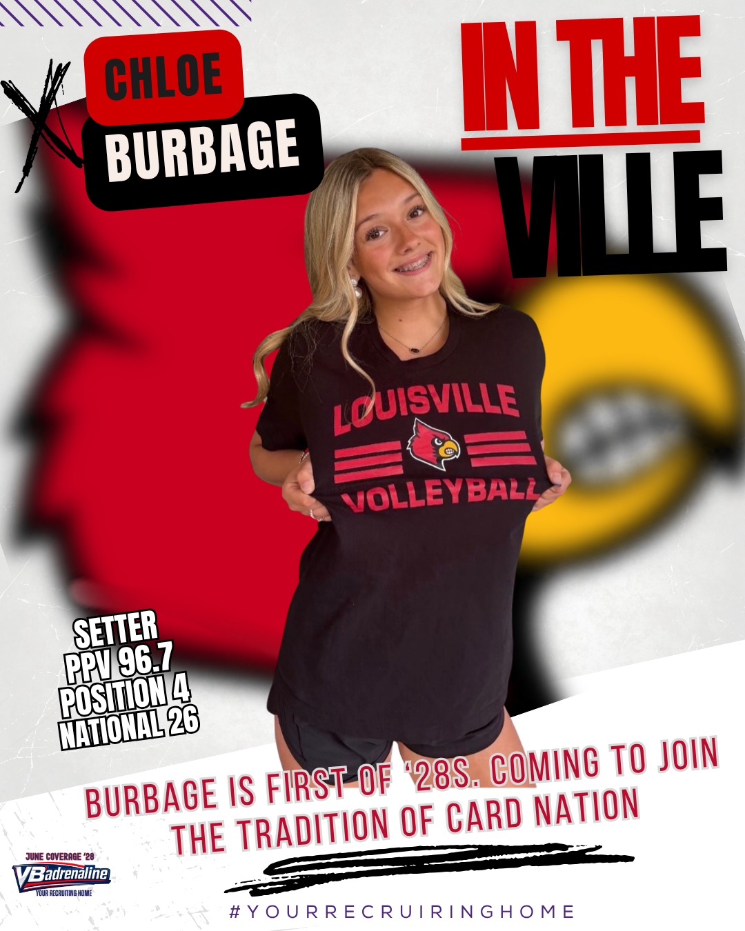 Burbage is first '28 Verbal to Louisville
