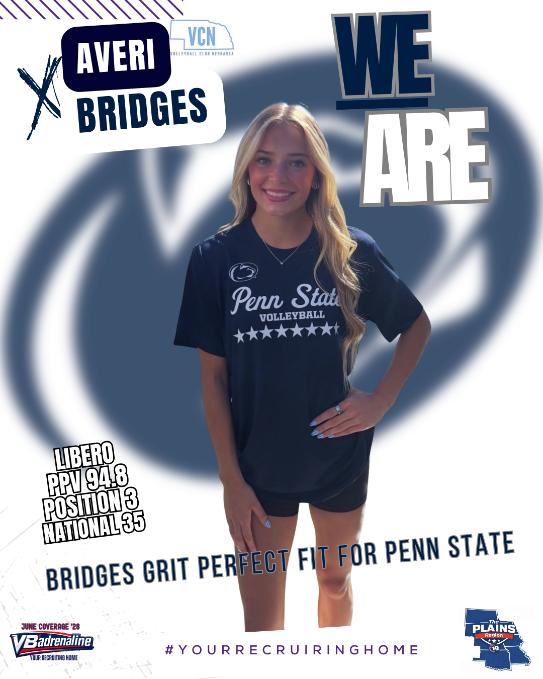 Penn State aggressive in landing Nebraska's Bridges