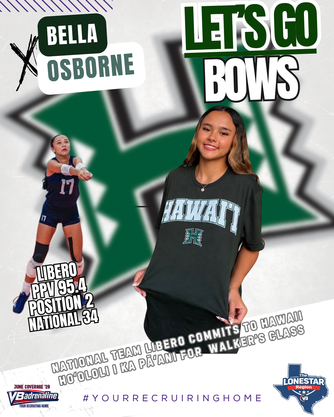 Does Bella Osborne mean BIGGER things for Hawaii?