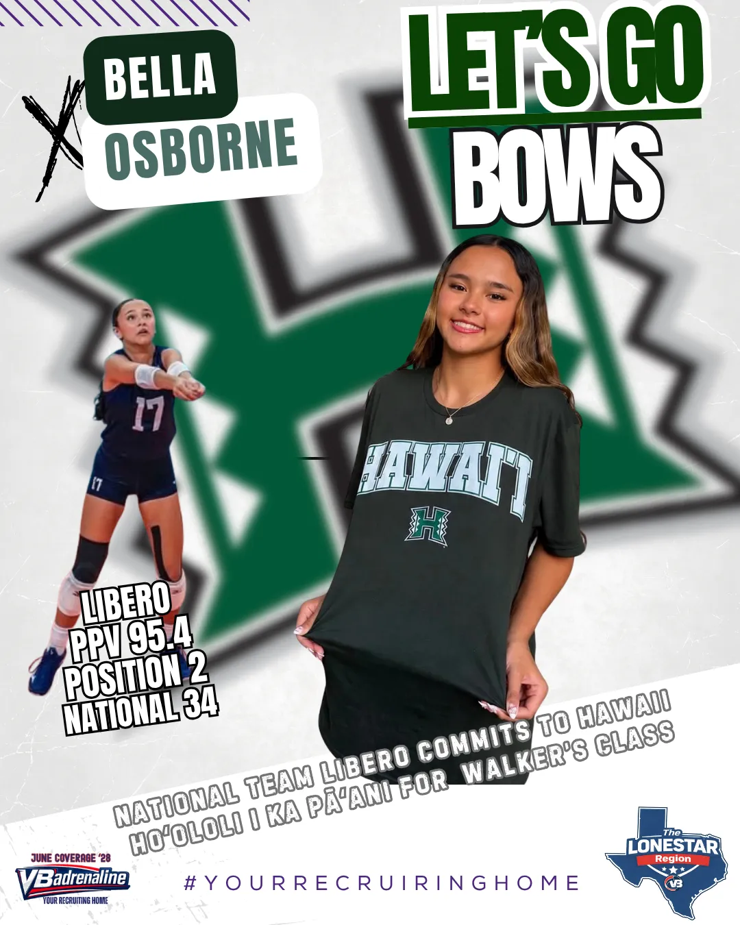 Does Bella Osborne mean BIGGER things for Hawaii?