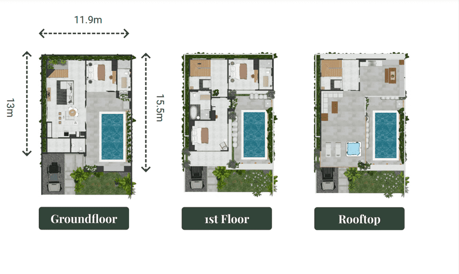 1br floor 1