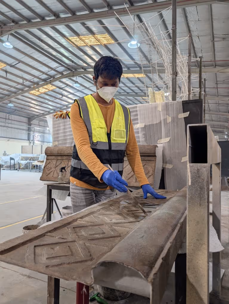 Staff working at KSA factory