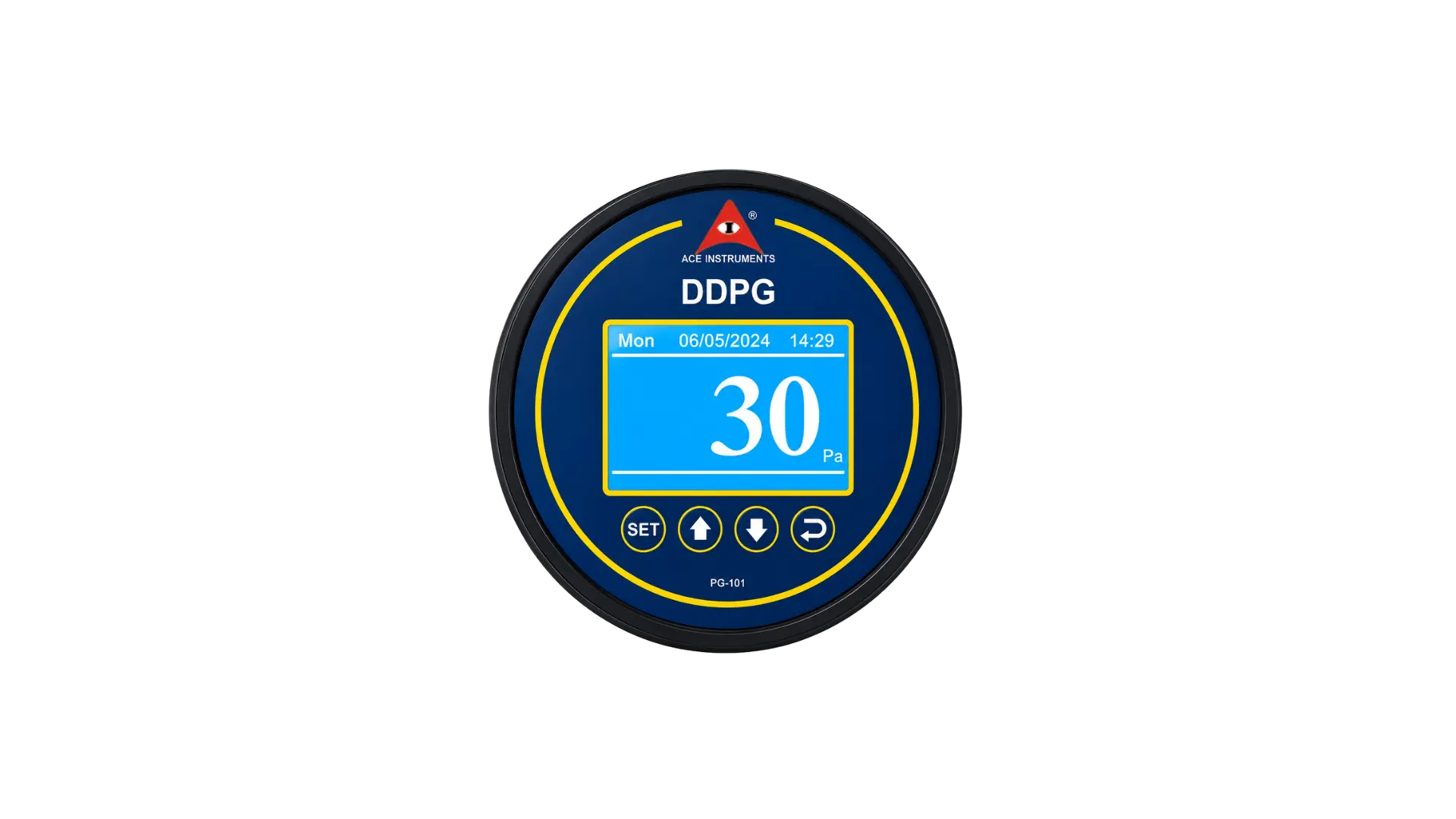Ace Instruments DDPG TFT digital differential pressure gauge PG-101 with 3 inch TFT display